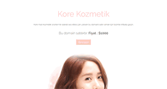 Desktop Screenshot of korekozmetik.com